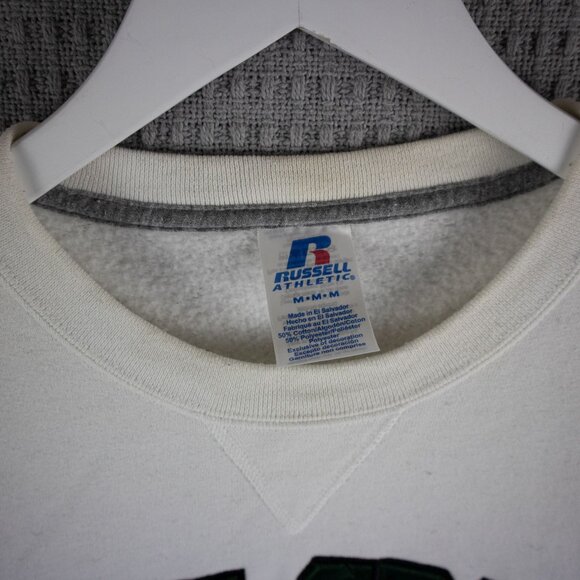 Russell Athletic Holy Cross Sweater Spell Out Mens Medium - Picture 5 of 8
